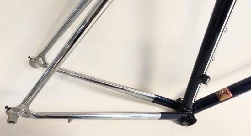 Gebrauchtes Fausto COPPI Columbus THRON Frameset 1990 Road & Gravel, Blau — Bild 2 von 7