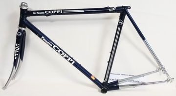 Gebrauchtes Fausto COPPI Columbus THRON Frameset 1990 Road & Gravel, Blau — Bild 6 von 7