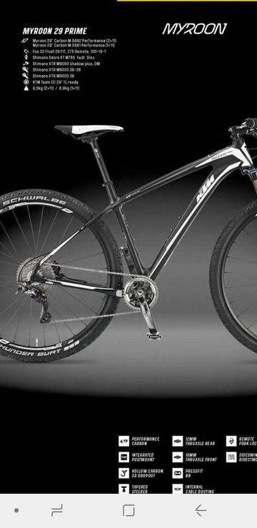 KTM 29 Prime 2015 MTB usato