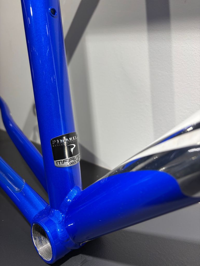 Used Pinarello Pinarello Marvel Frameset 2007 Road & Gravel, Blue — image 5 of 9