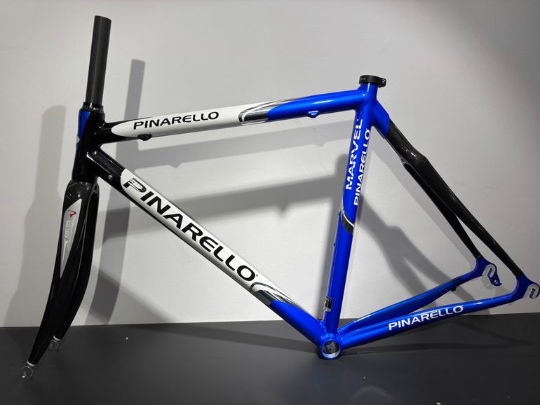 Used Pinarello Pinarello Marvel Frameset 2007 Road & Gravel, Blue — image 2 of 9