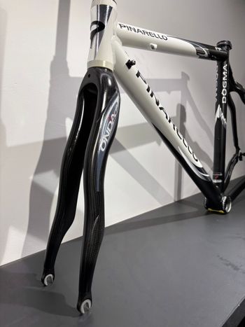 Used Pinarello Pinarello Dogma AK61 Magnesium Frameset 2004 Road & Gravel, White — image 8 of 9