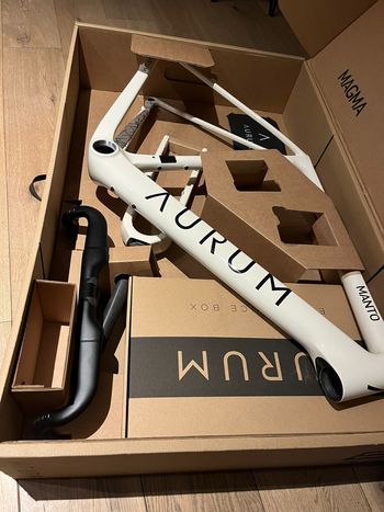 Used Aurum Manto Frameset 2026 Frameset 2026 Road & Gravel, White — image 3 of 4