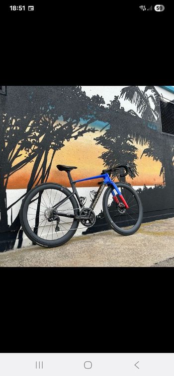 Cannondale Supersix Evo Himod2 2024 Road & Gravel de segunda mano, Azul — imagen 2 de 3