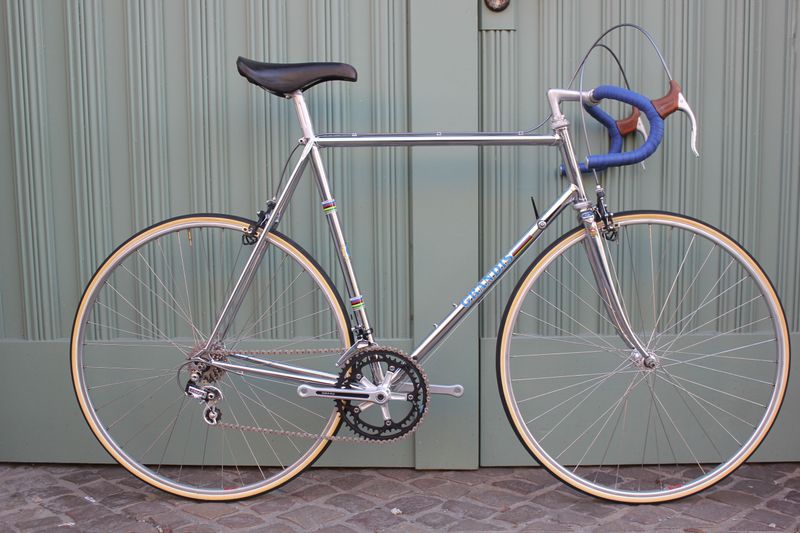 Used Grandis Cicli Grandis Aus Columbus SL - Mit Edler Schwarzer Dura Ace Gruppe - 58cm 1978 Road & Gravel