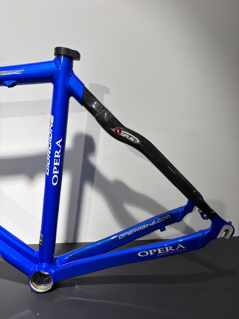 Used Pinarello Pinarello Opera Giorgione Frameset 2007 Road & Gravel, Blue — image 6 of 10