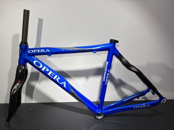 Used Pinarello Pinarello Opera Giorgione Frameset 2007 Road & Gravel, Blue — image 9 of 10