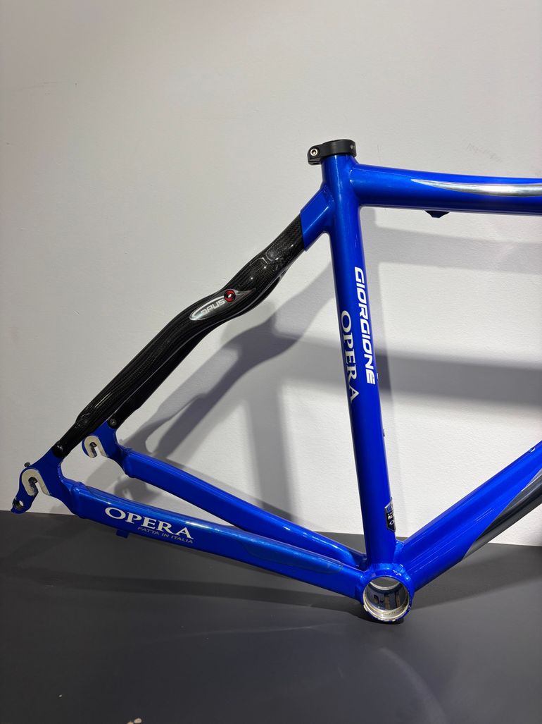 Used Pinarello Pinarello Opera Giorgione Frameset 2006 Road & Gravel, Blue — image 3 of 9