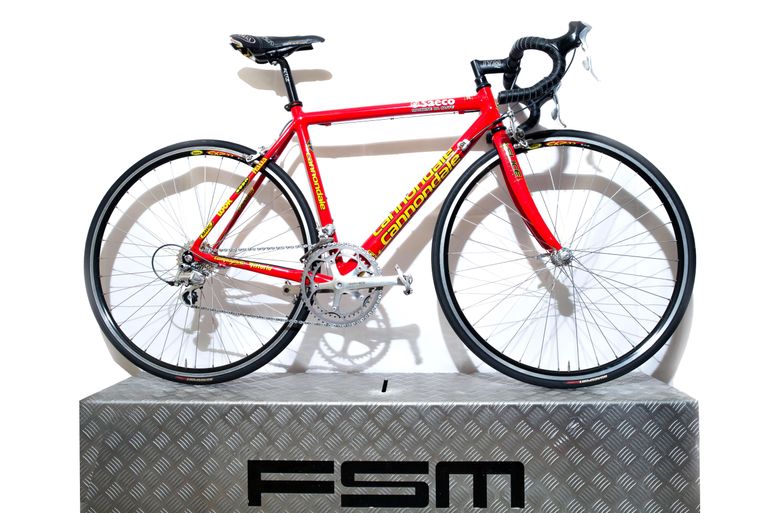 Used Cannondale Cannondale CAAD3 Saeco Team - DuraAce 1996 Road & Gravel, Rot — image 9 of 9