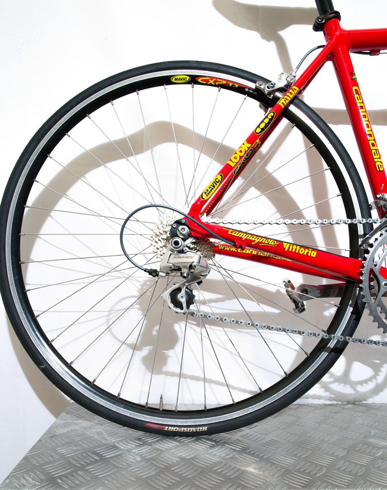 Used Cannondale Cannondale CAAD3 Saeco Team - DuraAce 1996 Road & Gravel, Rot — image 8 of 9