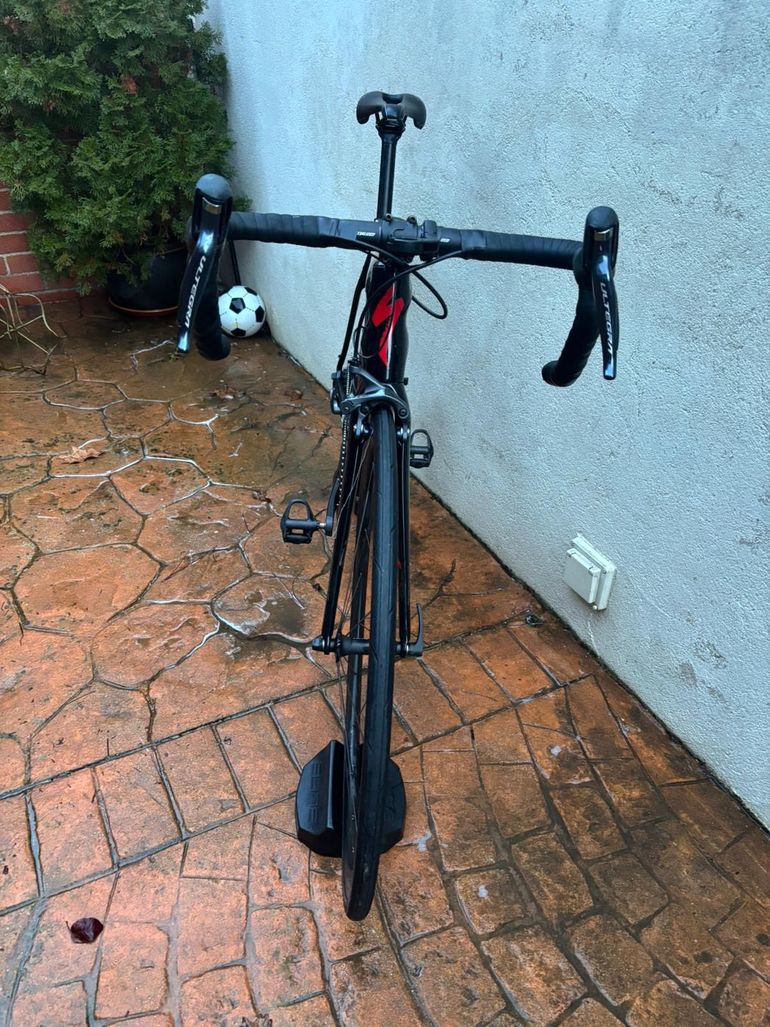 Used Specialized Men's Tarmac Expert 2018 2018 Road & Gravel, Schwarz — image 6 of 10