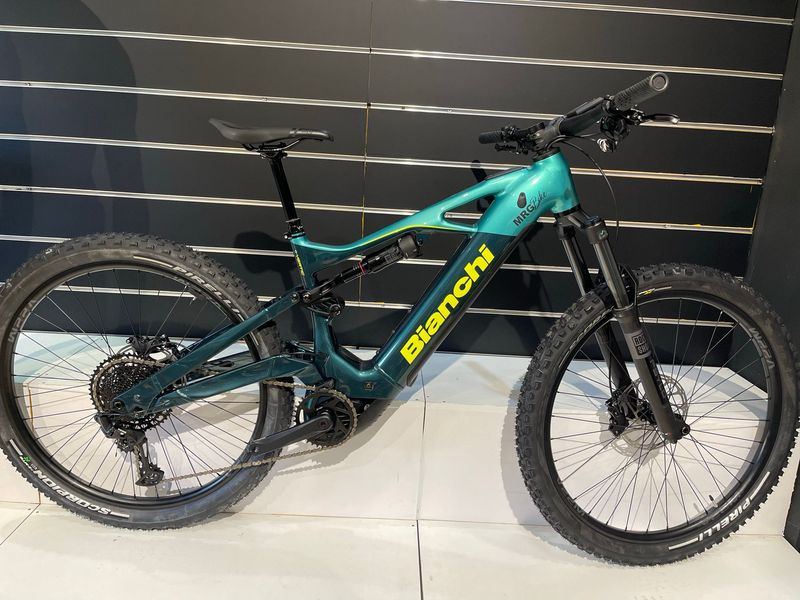 Used Bianchi Bici E-mtb Bianchi E-VERTIC FX-TYPE 9.2 2026 Mountainbike, Green — image 1 of 5