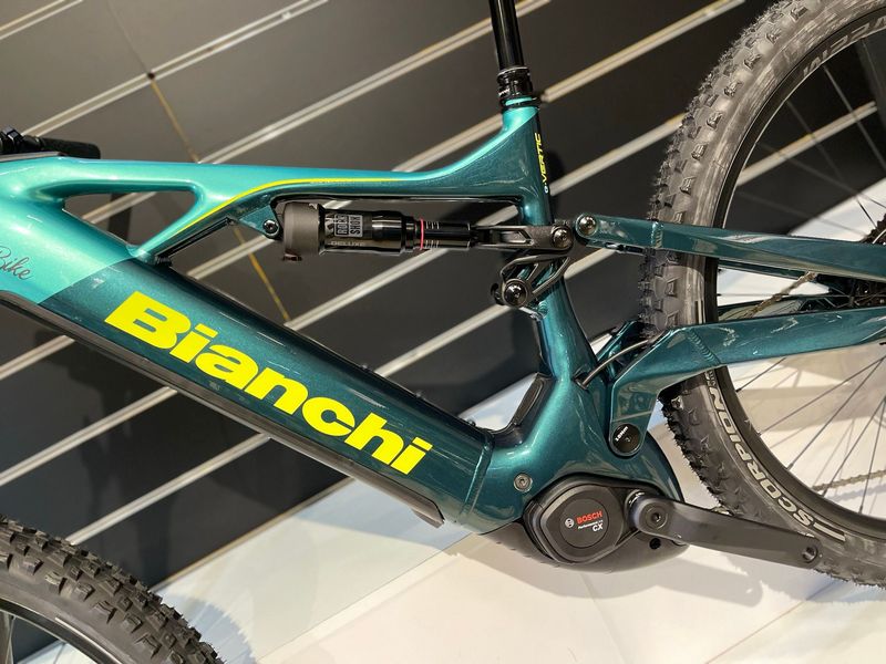 Used Bianchi Bici E-mtb Bianchi E-VERTIC FX-TYPE 9.2 2026 Mountainbike, Green — image 4 of 5