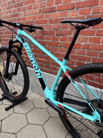 Used Bianchi Bianchi Nitron 9.3 Carbon/Shimano XT/Size M/WTB/Rockshox/Good Condition! 2025 Mountainbike, Green — image 12 of 14