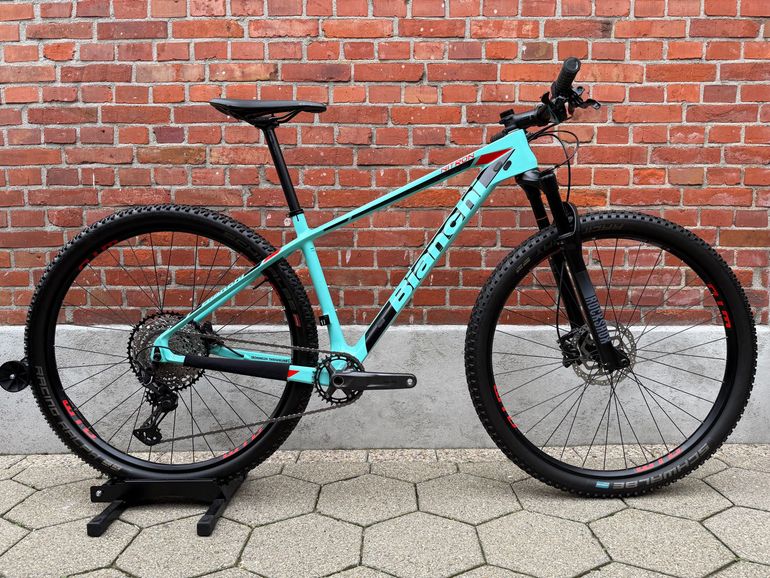 Used Bianchi Bianchi Nitron 9.3 Carbon/Shimano XT/Size M/WTB/Rockshox/Good Condition! 2025 Mountainbike, Green — image 1 of 14