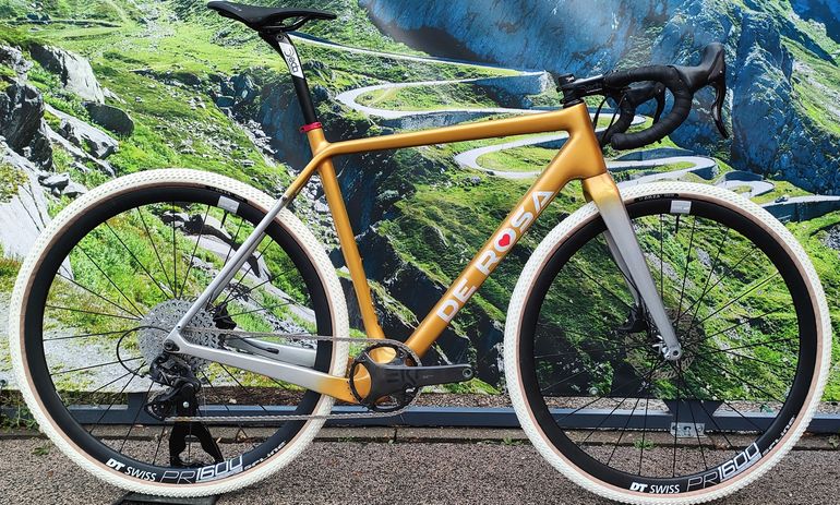 Used De Rosa Gravel Ekar / Campagnolo Ekar 1x13 2022 Road & Gravel, Orange — image 2 of 25
