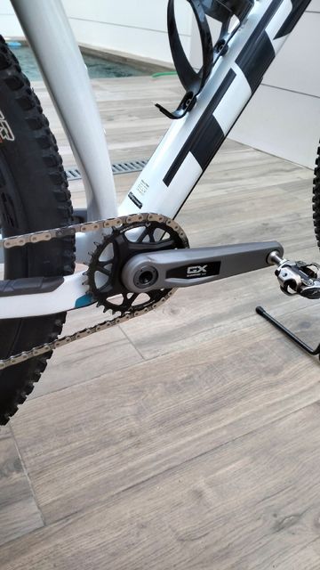 Trek Procaliber SRAM GX Eagle AXS (T-Type) 2024 Mountainbike usato, Bianco — immagine 7 di 8