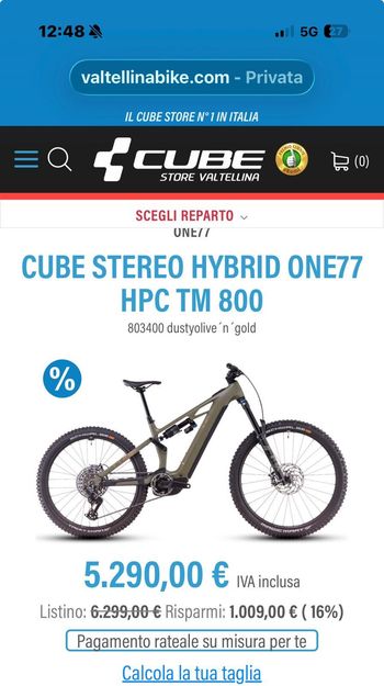CUBE, STEREO HYBRID ONE77 HPC, TM 800 2025