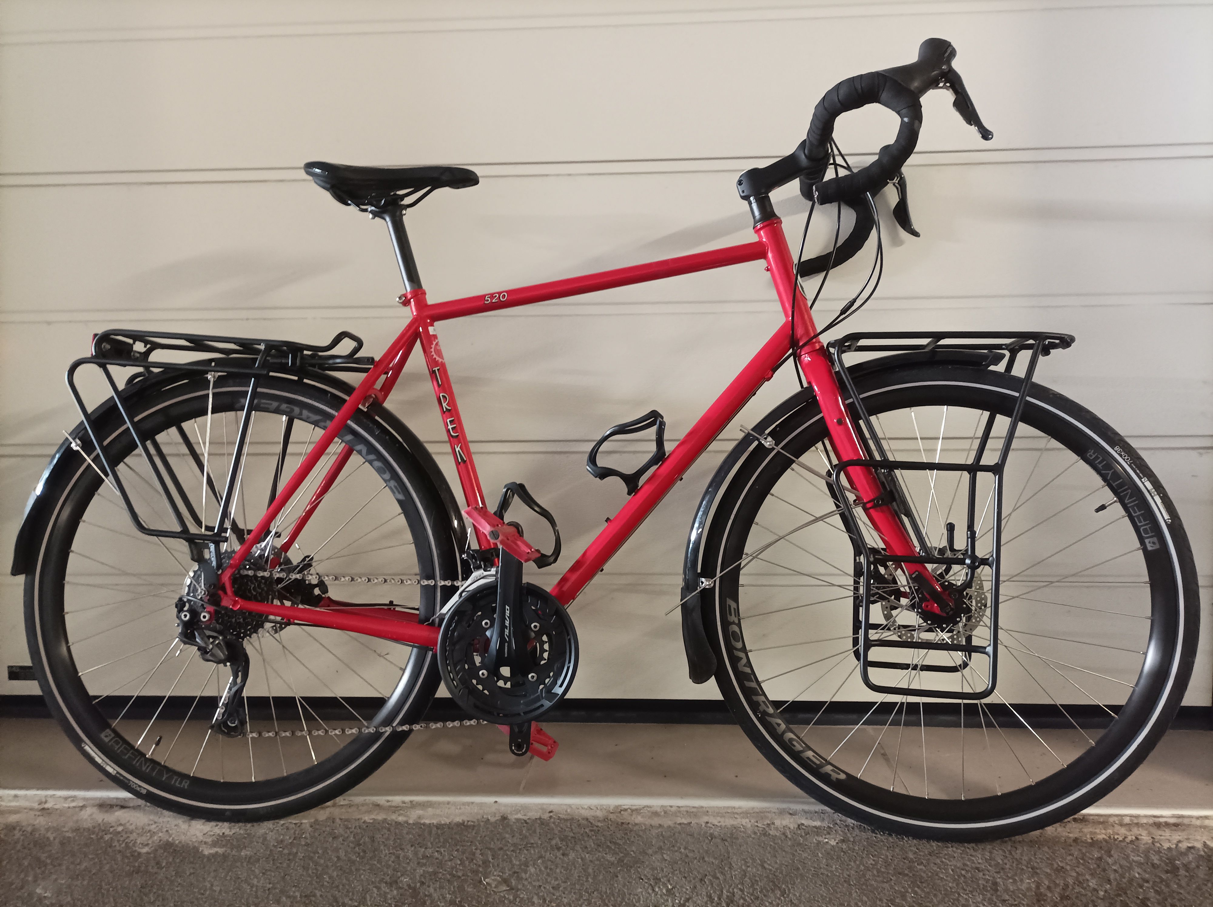 TREK トレック 520 TREKKING BRAND ESTD 1976 赤 レッド フレーム