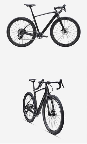 Van rysel, Gravelbike GCR SRAM Force AXS XPLR Carbon raw 2025