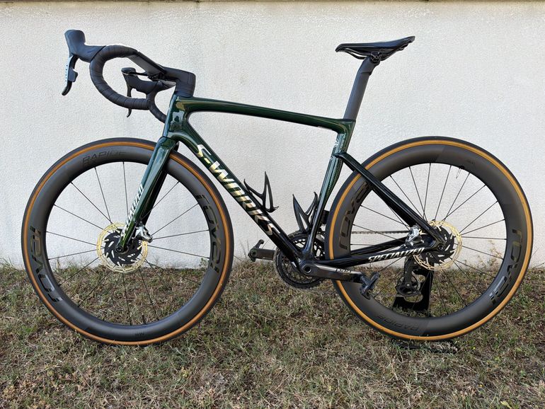 Used Specialized S-Works Tarmac SL7 - SRAM Red eTap AXS 2022 2022 Road & Gravel, Green — image 2 of 5