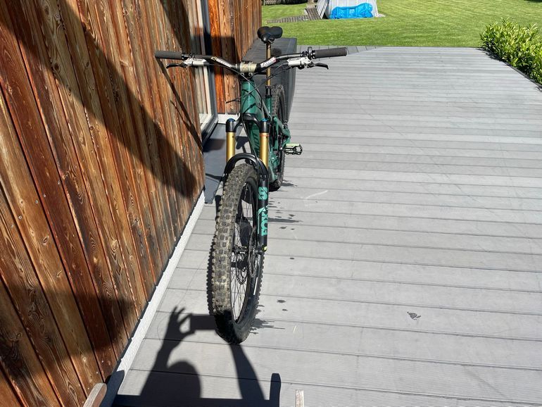 Used Pivot SHUTTLE LT SRAM X0 Eagle AXS (T-Type) 2024 Mountainbike, Green, 29 — image 12 of 19