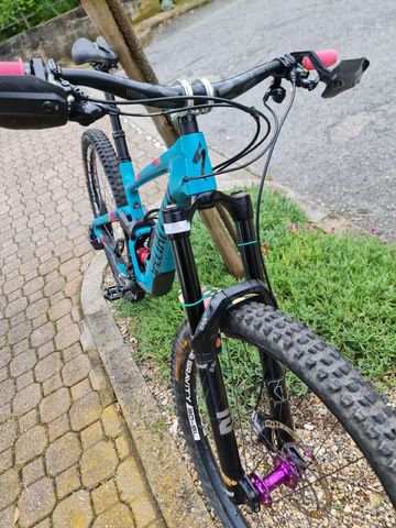Used Specialized Enduro Comp 2021 2021 Mountainbike, Blue, 29 — image 3 of 8