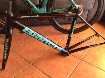 Bianchi Freccia Celeste Frameset 2017 Road & Gravel usato, Nero — immagine 11 di 11