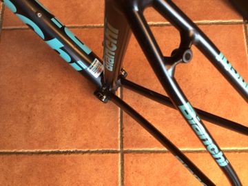 Bianchi Freccia Celeste Frameset 2017 Road & Gravel usato, Nero — immagine 10 di 11