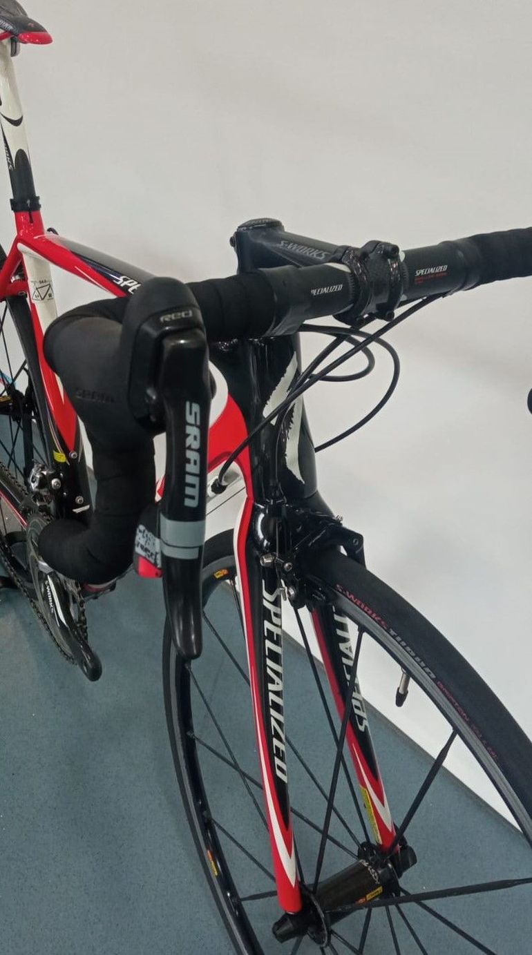 Used Specialized S-Works Tarmac SL3 Super Light 2010 2010 Road & Gravel, Red — image 7 of 8