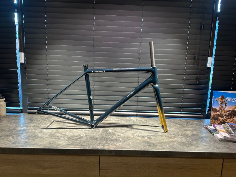 Specialized AETHOS SW FRMSET Gloss Forest Green/gold Pearl/flake Silver Frameset 2021 Road & Gravel de segunda mano