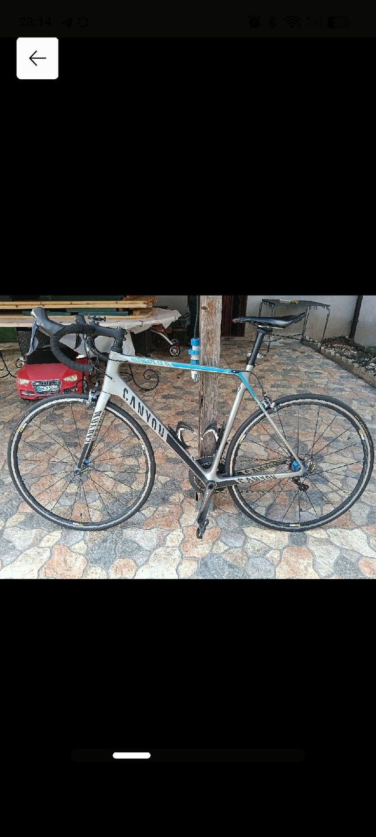 Used Canyon Cf Sl 9.0 2016 2016 Road & Gravel, Light Gray — image 2 of 5