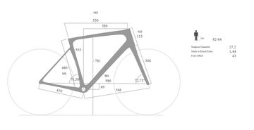 Rose X-LITE SIC DISC Force eTap 2022 Frameset 2022 Road & Gravel d'occasion — image 2 sur 6