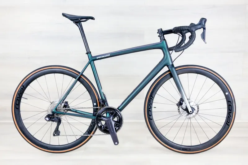 Used Specialized Aethos Pro 2023 Road & Gravel, Green — image 1 of 18