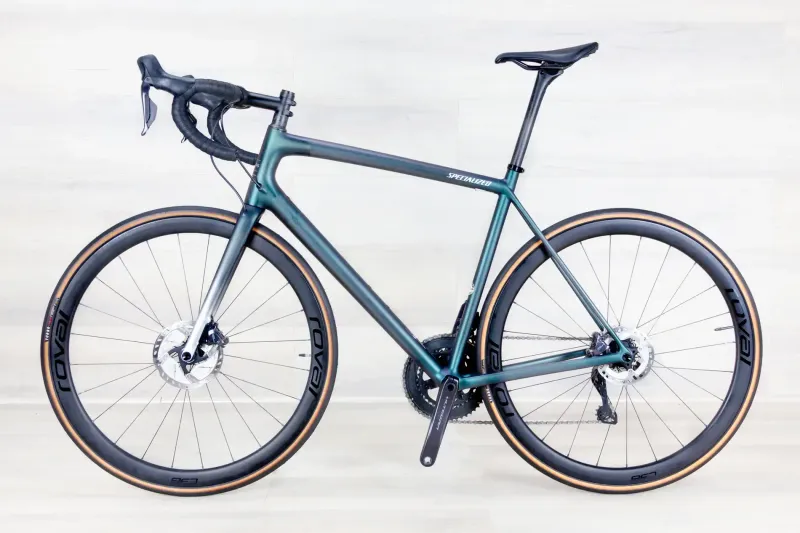 Used Specialized Aethos Pro 2023 Road & Gravel, Green — image 2 of 18