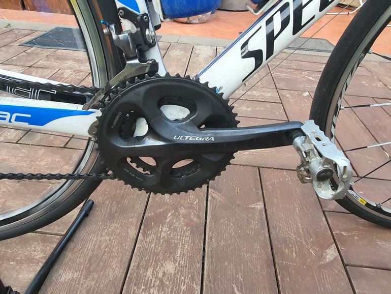 Used Specialized Tarmac Comp Mid-Compact 2012 2012 Road & Gravel, White — image 3 of 20