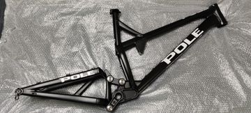 Brugt Pole Evolink 1.4 NEW! Velvet Black Frameset 2024 MTB