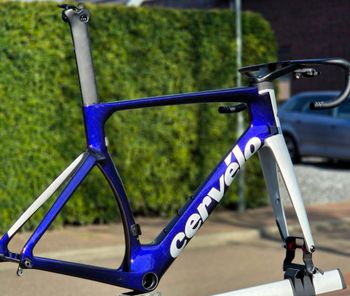 Cervélo, Cervélo S5 Frameset – Sapphire Ice – Maat 56 – Nieuwstaat (April 2025) Frameset