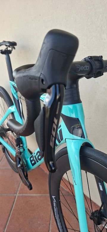 Gebrauchtes Bianchi Oltre Comp 105 Di2 2023 2023 Road & Gravel, Grün — Bild 5 von 7