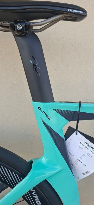Gebrauchtes Bianchi Oltre Comp 105 Di2 2023 2023 Road & Gravel, Grün — Bild 3 von 7