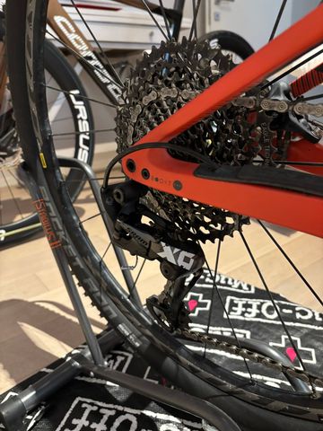 Gebrauchtes Orbea Oiz SRAM X01 Eagle AXS 2021 Mountainbike, Orange — Bild 3 von 10