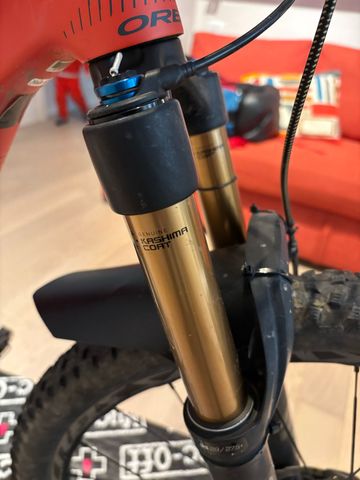 Gebrauchtes Orbea Oiz SRAM X01 Eagle AXS 2021 Mountainbike, Orange — Bild 9 von 10