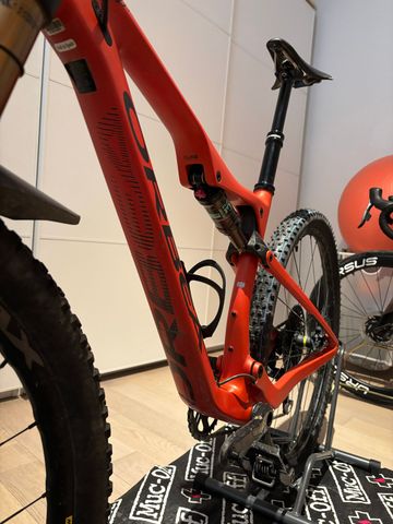 Gebrauchtes Orbea Oiz SRAM X01 Eagle AXS 2021 Mountainbike, Orange — Bild 4 von 10
