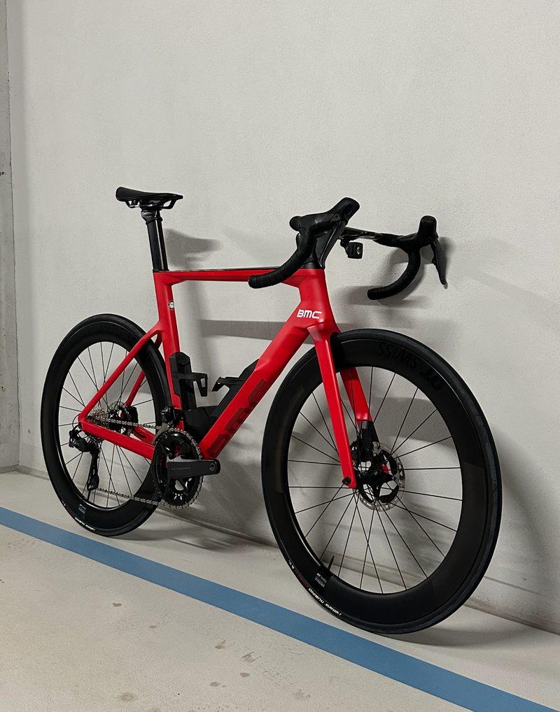 Used BMC Timemachine ROAD 01 TWO 2023 2023 Road & Gravel, Red — image 2 of 5