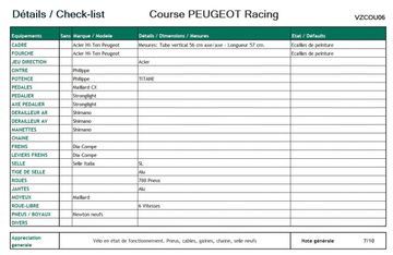 Gebrauchtes Peugeot Racing Replica 1990 Road & Gravel, Blau — Bild 2 von 11
