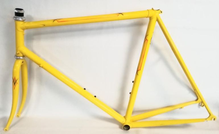 Used CROMOR CROMOR STELL Frameset 1990 Road & Gravel, Naranja — image 7 of 7