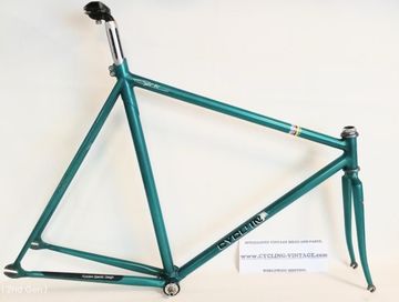 Used pista Cyclin Pista Frameset 1985 Road & Gravel, Green — image 1 of 6