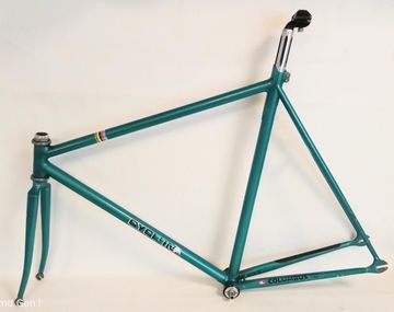 Used pista Cyclin Pista Frameset 1985 Road & Gravel, Green — image 6 of 6