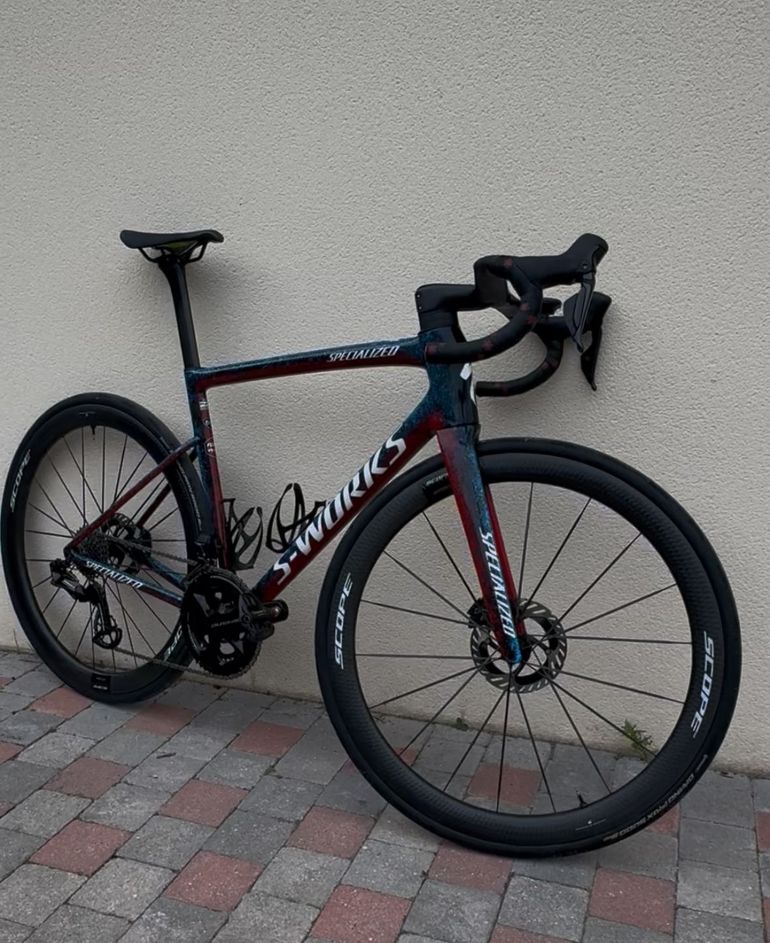 Used Specialized S-Works Tarmac SL8 - Shimano Dura-Ace Di2 2026 2026 Road & Gravel, Blue — image 3 of 4