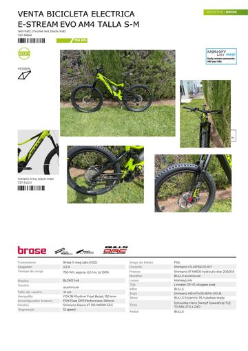 Brugt BULLS E-Stream EVO AM 4 29" 2022 2022 Mountainbike — billede 10 af 12
